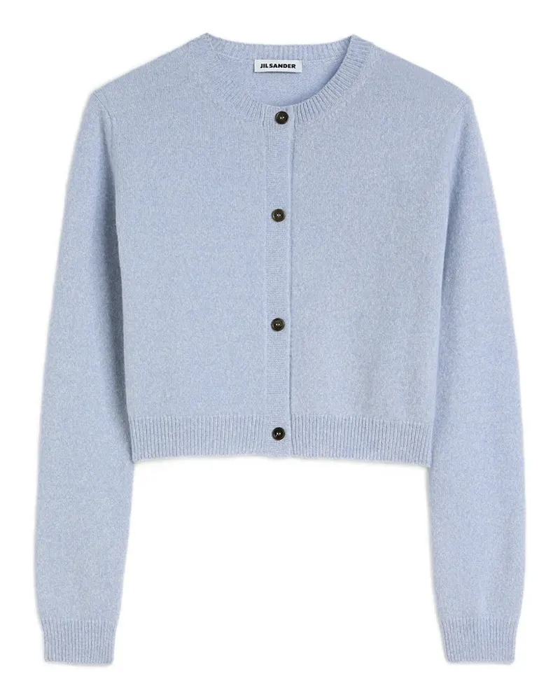 Jil Sander Cardigan mit rundem Ausschnitt - Blau Blau