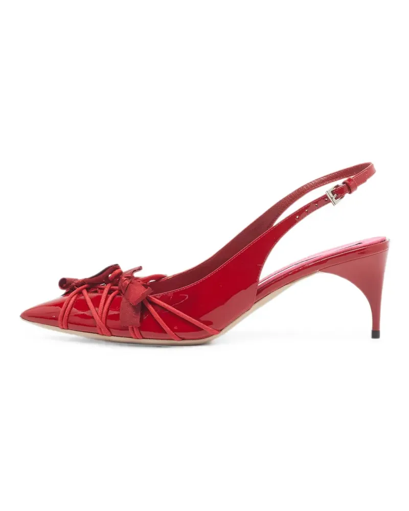 N° 21 bow-detail buckle pumps - Rot Rot