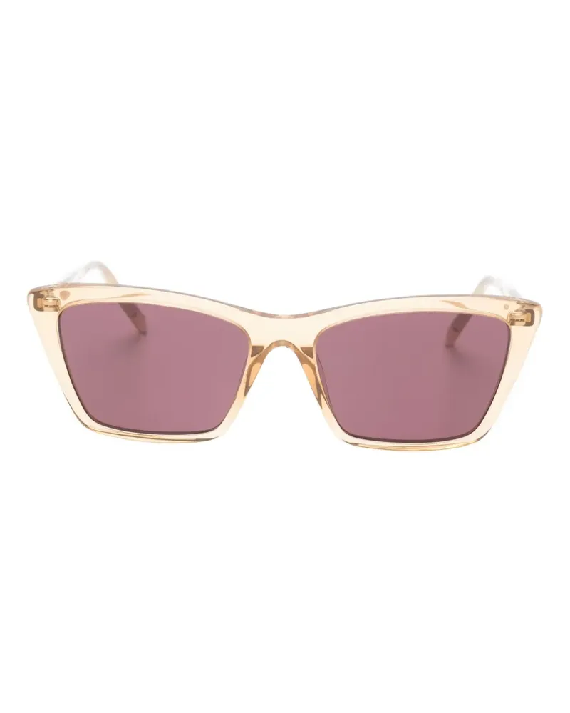 Saint Laurent Mica Cat-Eye-Sonnenbrille - Braun Braun