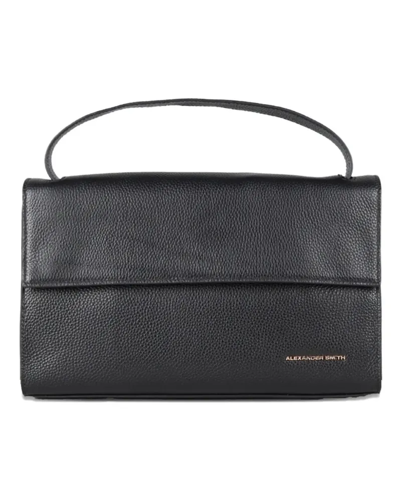 Alexander Smith Holly leather tote bag - Schwarz Schwarz