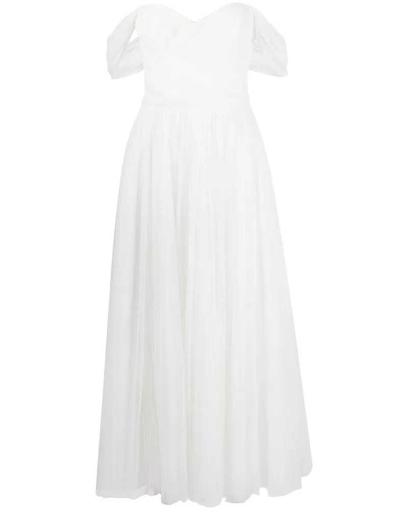 Ana Radu Minikleid mit Herzausschnitt - Weiß Weiß