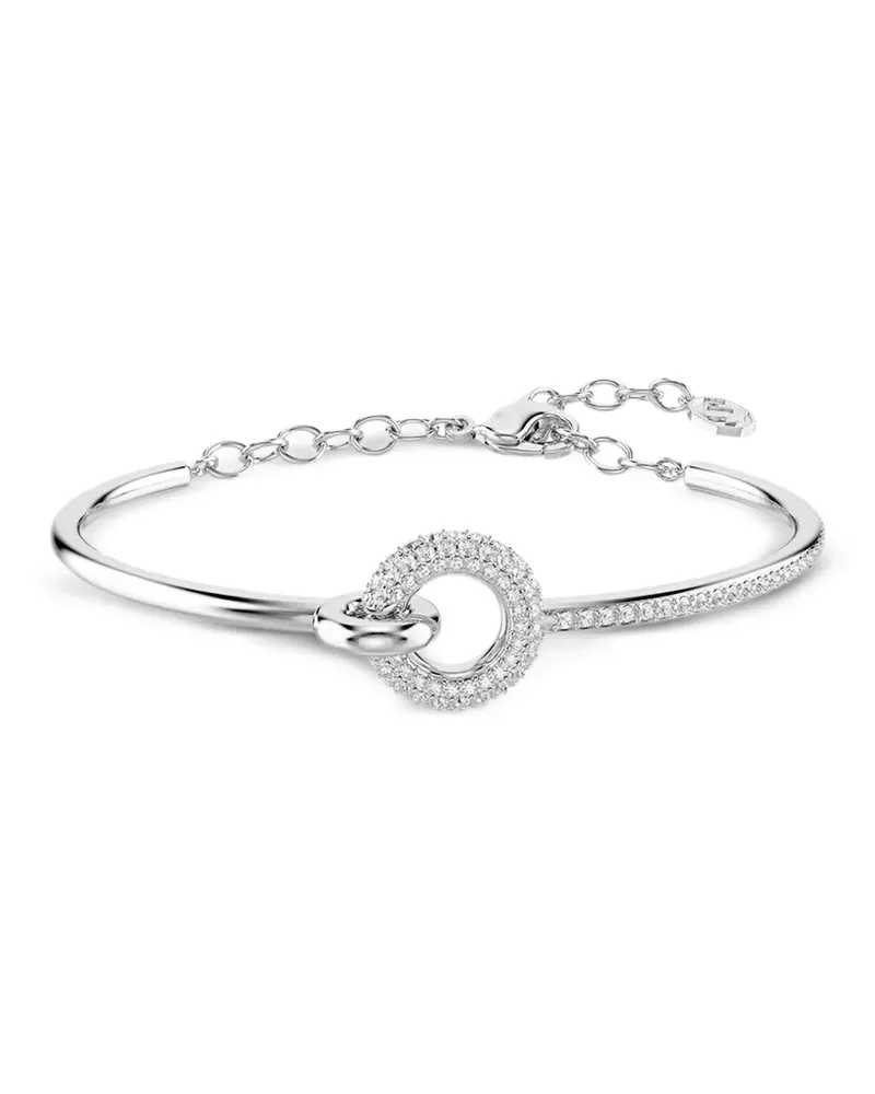 Swarovski Dextera Creole mit Kristallen - Silber Silber