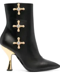 Moschino Stiefel mit Wasserhahn 100mm Schwarz