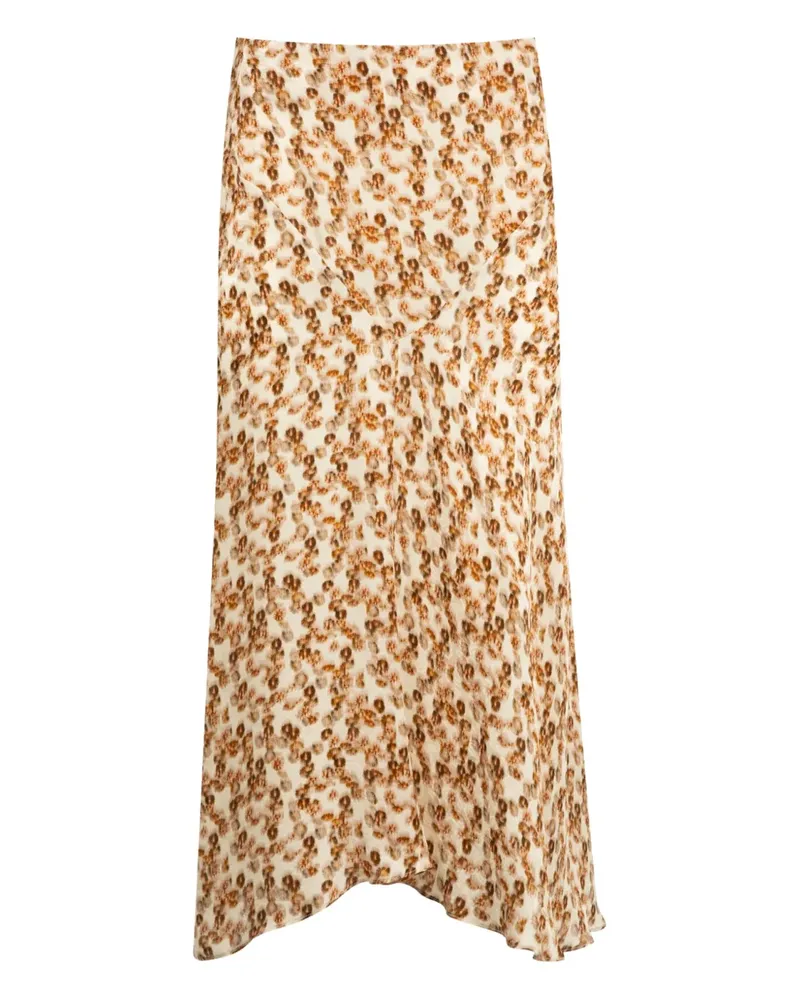 Isabel Marant Lisanne Midirock mit Blumen-Print - Braun Braun
