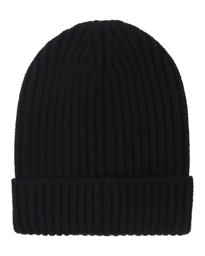 Dolce & Gabbana ribbed beanie - Schwarz Schwarz