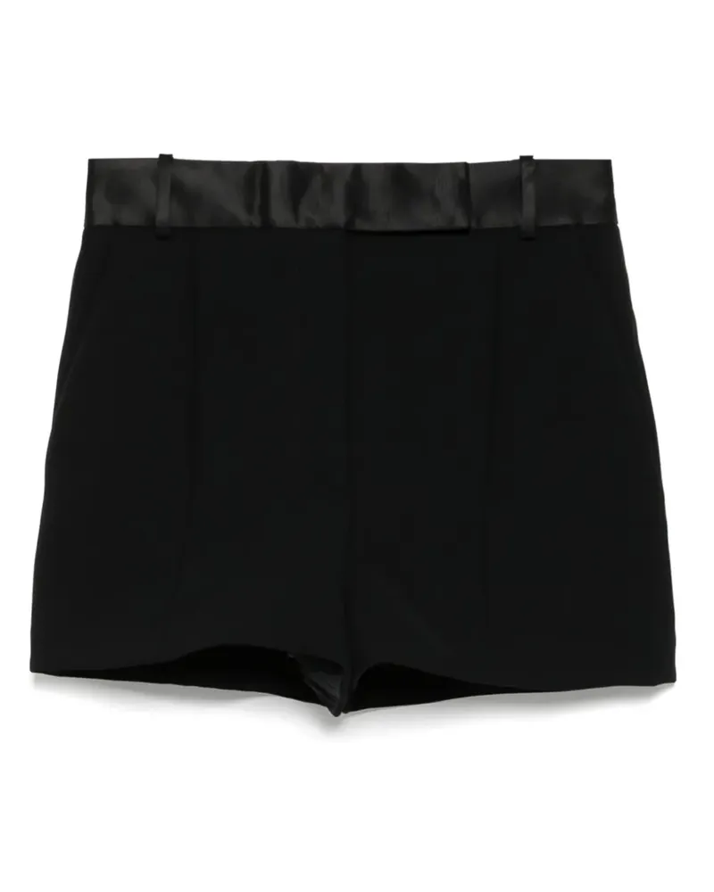 KHAITE Ausgestellte Shorts mit Falten - Schwarz Schwarz