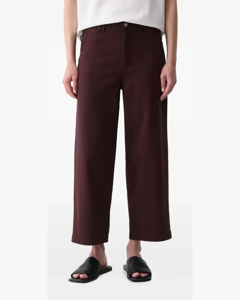 Marc O'Polo Barrel Cropped-Hose - Violett Violett