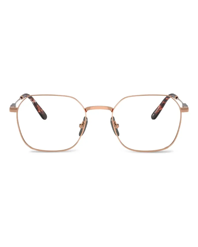 Ray Ban Brille mit sechseckigem Gestell - Braun Braun