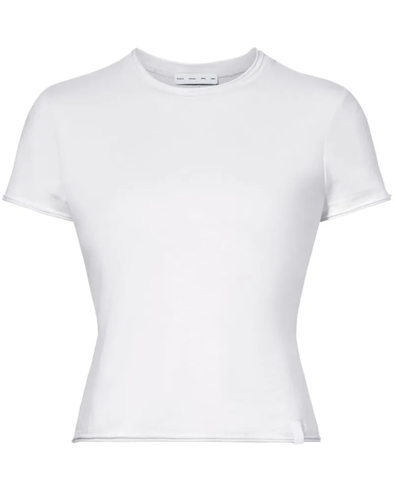 Proenza Schouler T-Shirt aus Jersey - Weiß Weiß