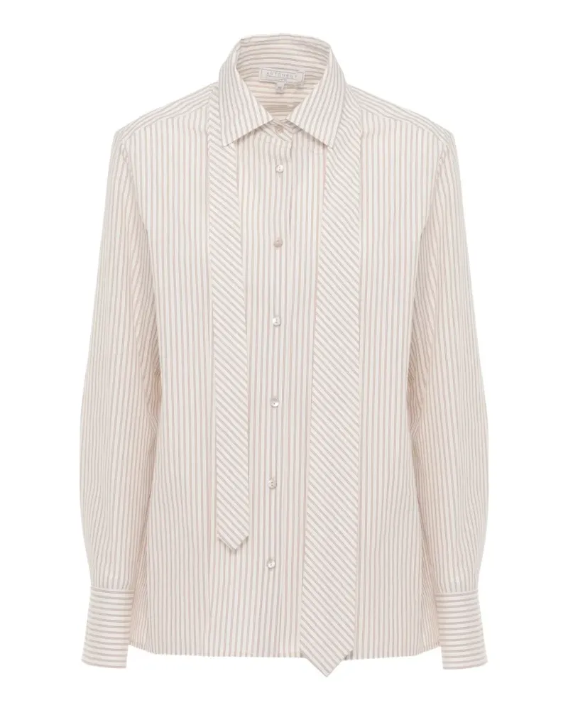 Antonelli Firenze striped tie shirt - Nude Nude