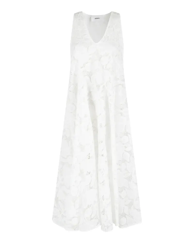 MEIMEIJ lace flared dress - Weiß Weiß