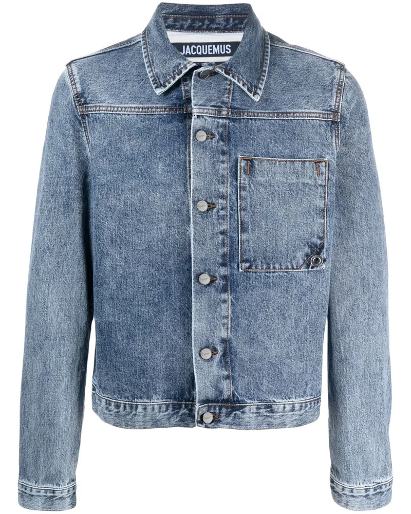 Jacquemus La Veste de Nimes Jao Jeansjacke Blau