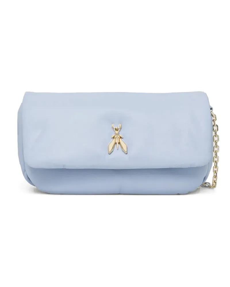 Patrizia Pepe Clutch mit Käfer-Akzent - Blau Blau