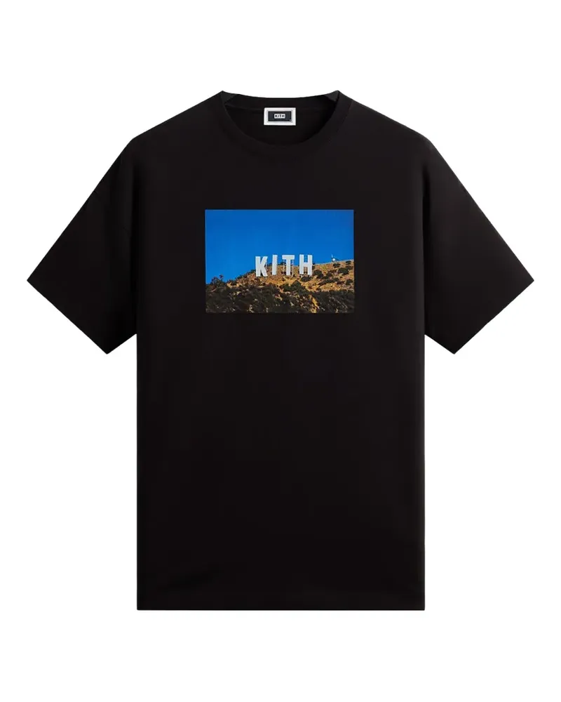 KITH West Hollywood T-Shirt mit grafischem Print - Schwarz Schwarz