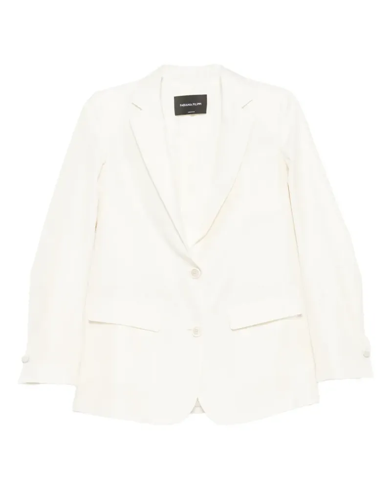 Fabiana Filippi Sakko mit fallendem Revers - Nude Nude