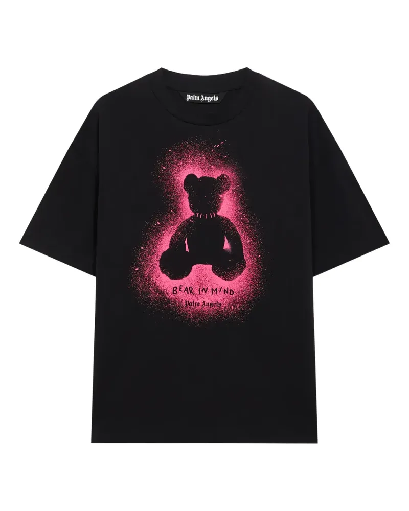 Palm Angels T-Shirt mit grafischem Print - Schwarz Schwarz