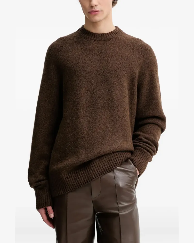 LES DEUX Gilbert crew-neck sweater - Braun Braun