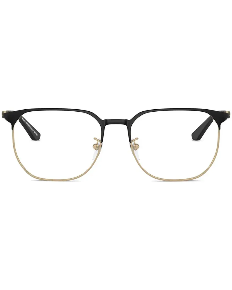 Emporio Armani Brille mit eckigem Gestell - Gold Gold