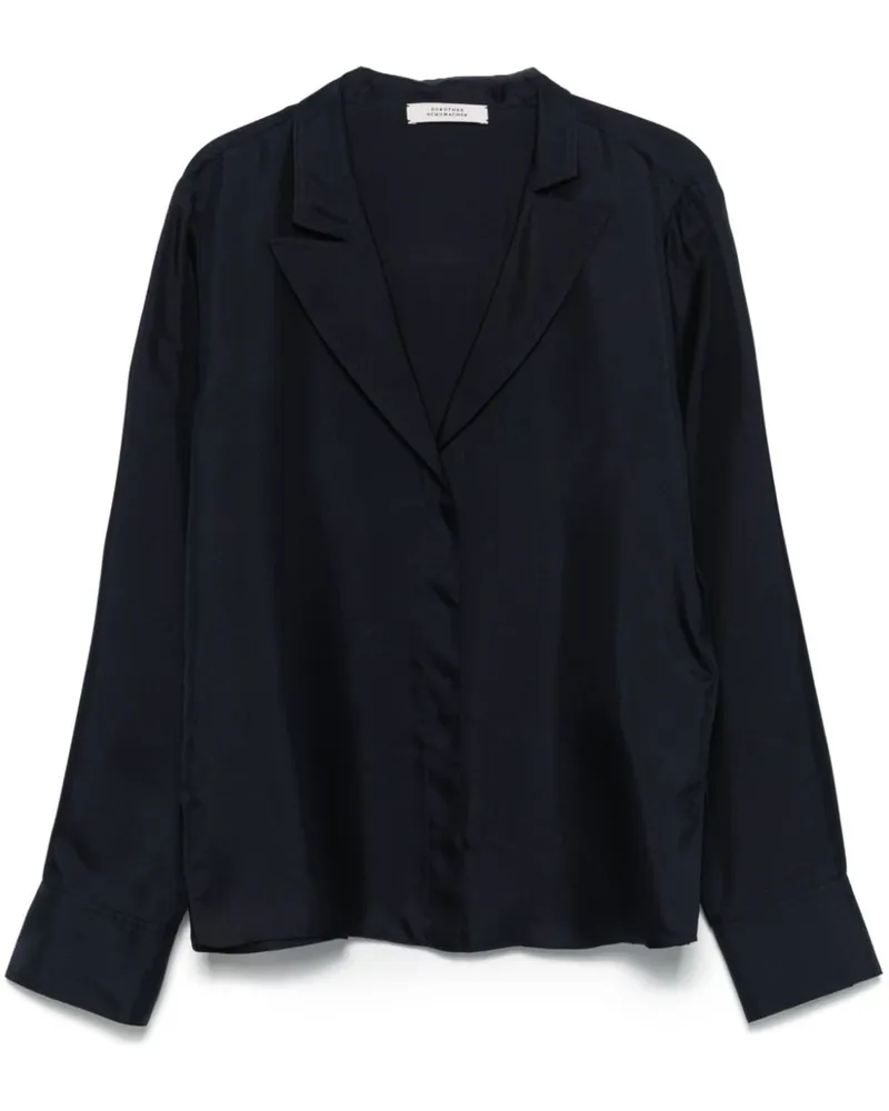 Dorothee Schumacher Hemd aus Seide - Blau Blau