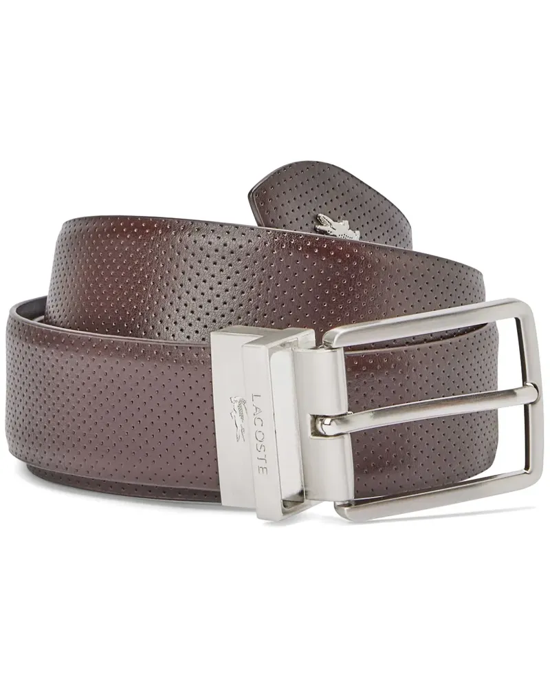 Lacoste Wendbarer Ledergürtel - Braun Braun