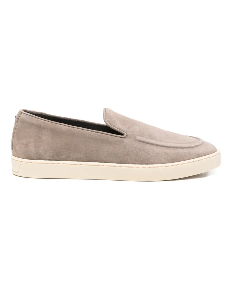 Canali suede loafers - Grau Grau