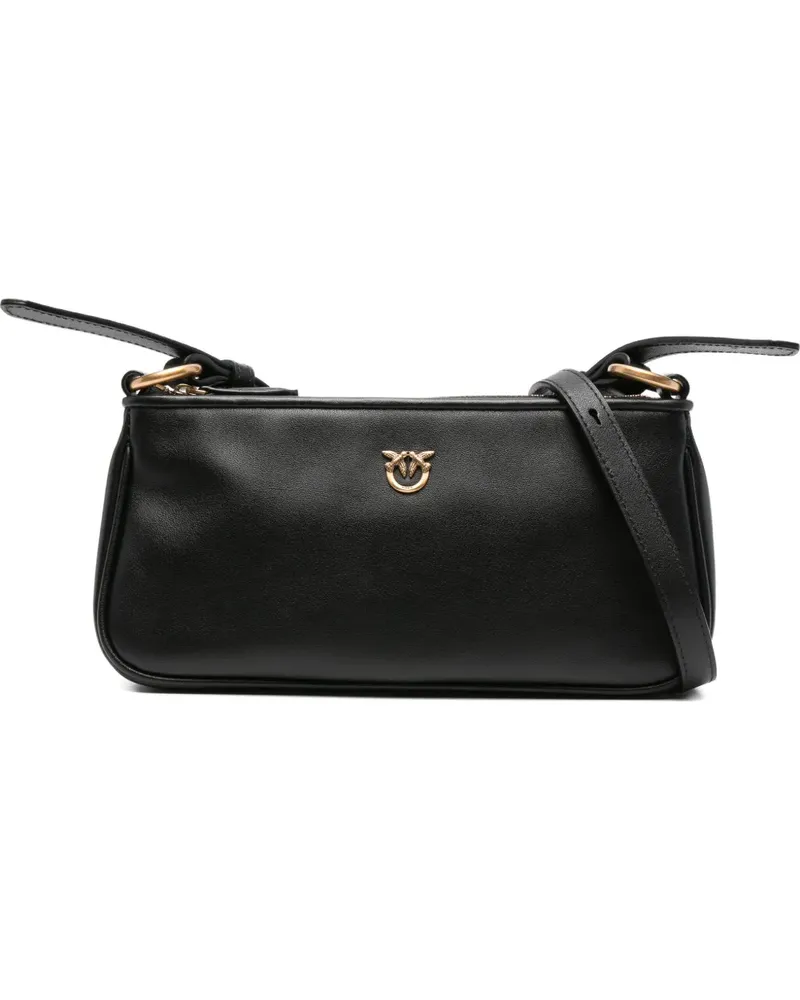 Pinko Eckige Schultertasche - Schwarz Schwarz