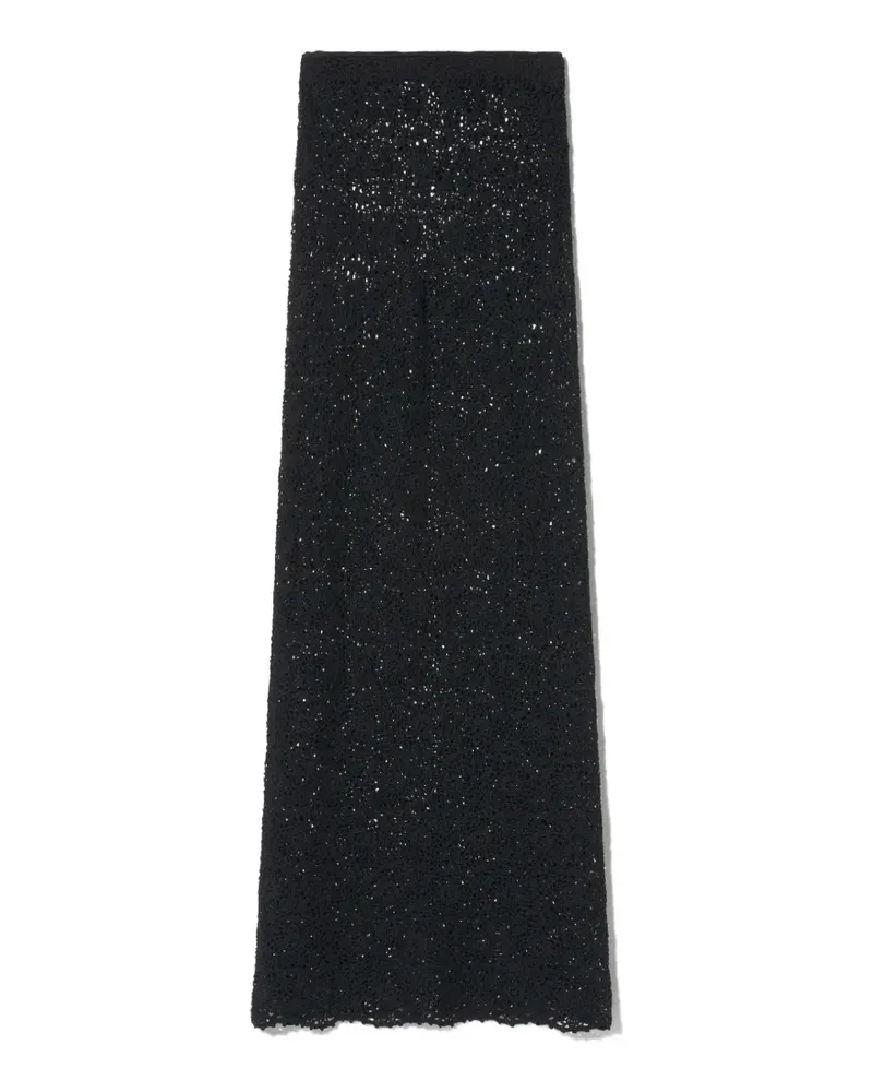 Nili Lotan Nika knitted maxi skirt - Schwarz Schwarz