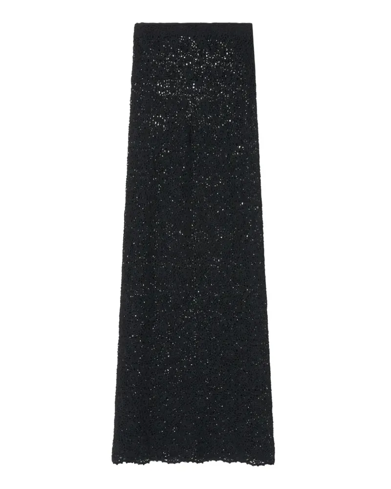 Nili Lotan Nika knitted maxi skirt - Schwarz Schwarz