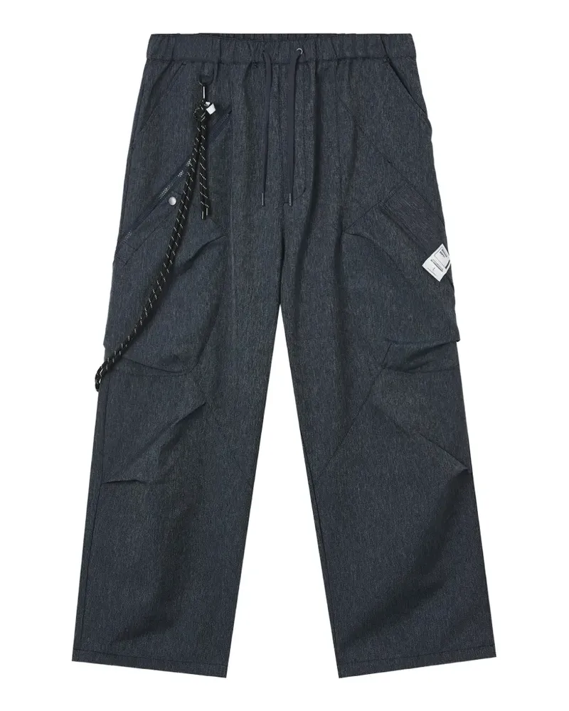 Musium Div. Cargohose mit Einsätzen - Blau Blau