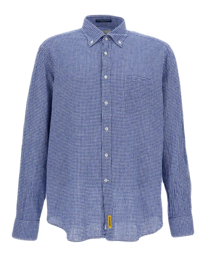 B.D. Baggies gingham-check button-down shirt - Blau Blau
