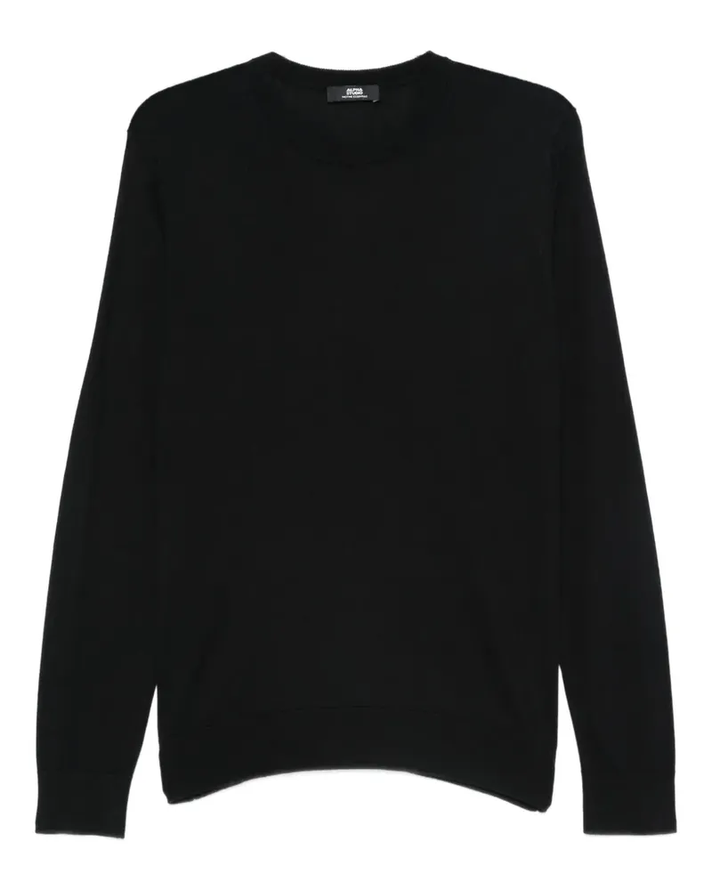 Alpha Studio Pullover mit Rundhalsausschnitt - Schwarz Schwarz