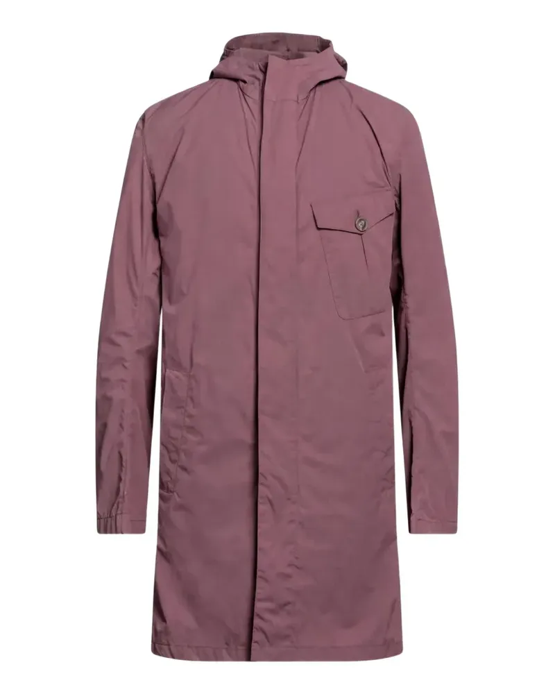 Herno hooded single-breasted coat - Violett Violett