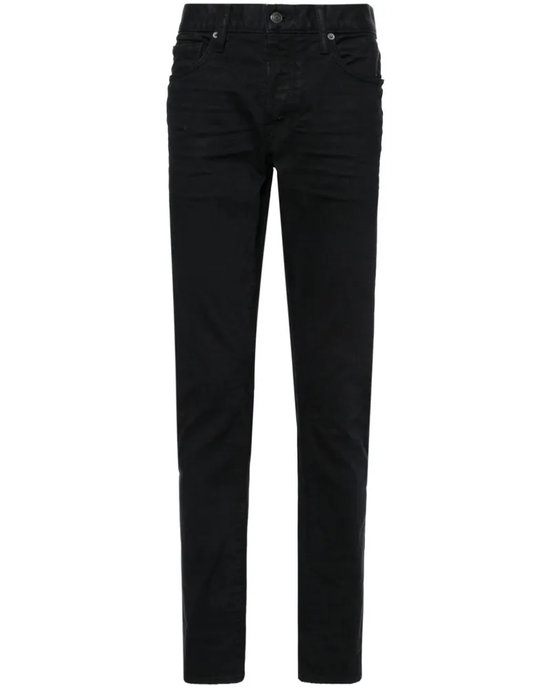 Tom Ford Selvedge Slim-Fit-Jeans Blau