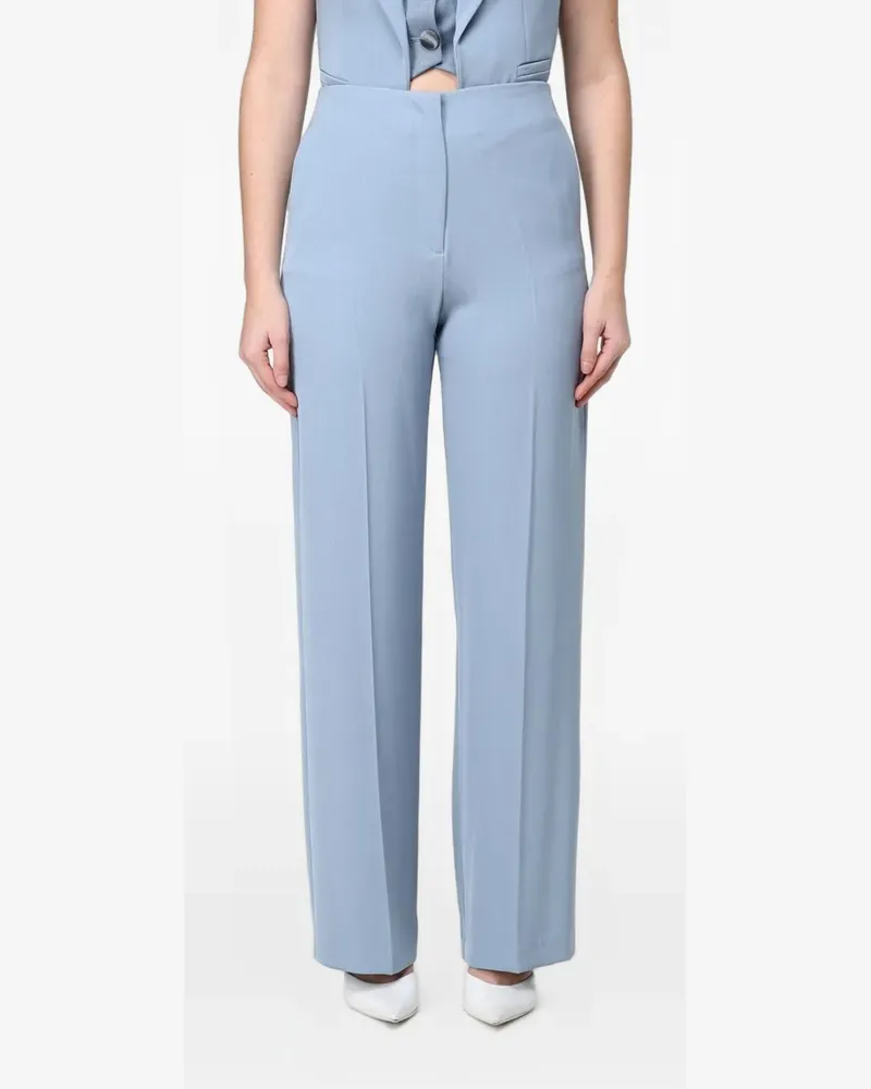 Hanita Klassische Hose mit Bügelfalten - Blau Blau