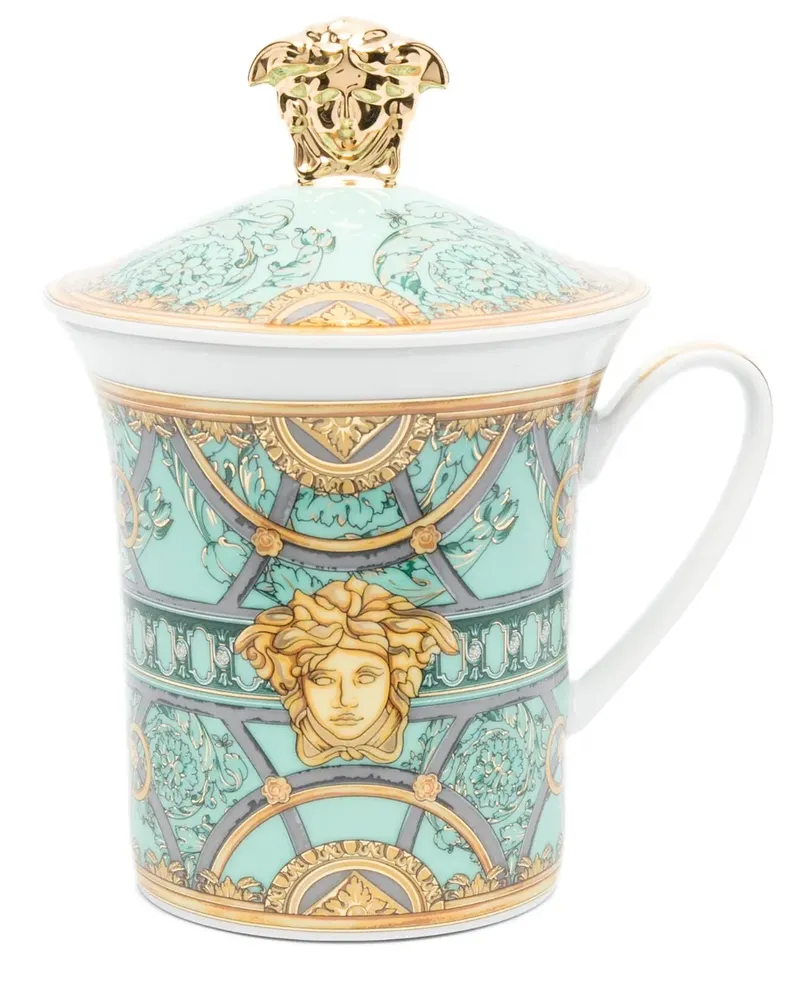 Versace x Rosenthal Tasse mit La Scala del Palazzo-Print - Grün Grün