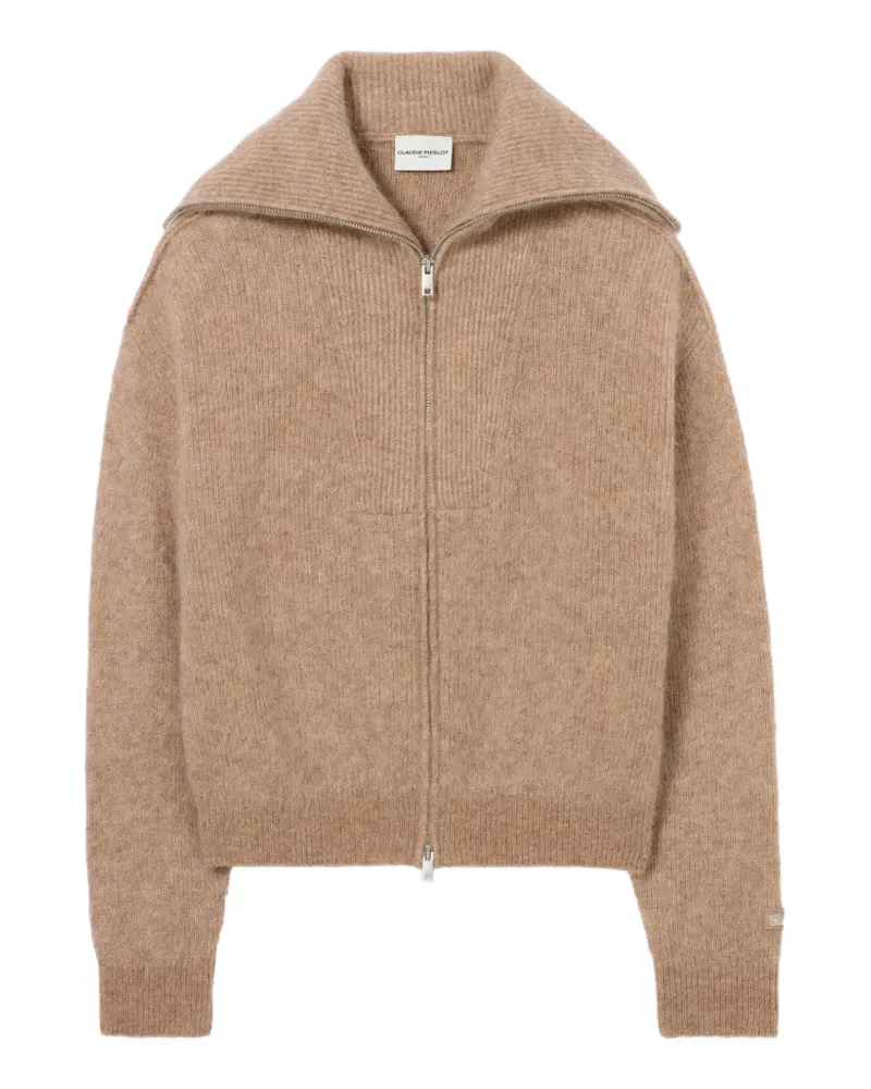 Claudie Pierlot Cardigan mit gebürstetem Effekt - Nude Nude