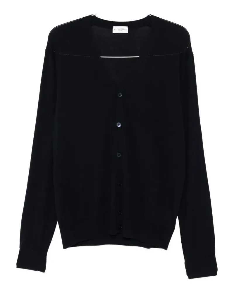 Ballantyne Cardigan mit V-Ausschnitt - Blau Blau