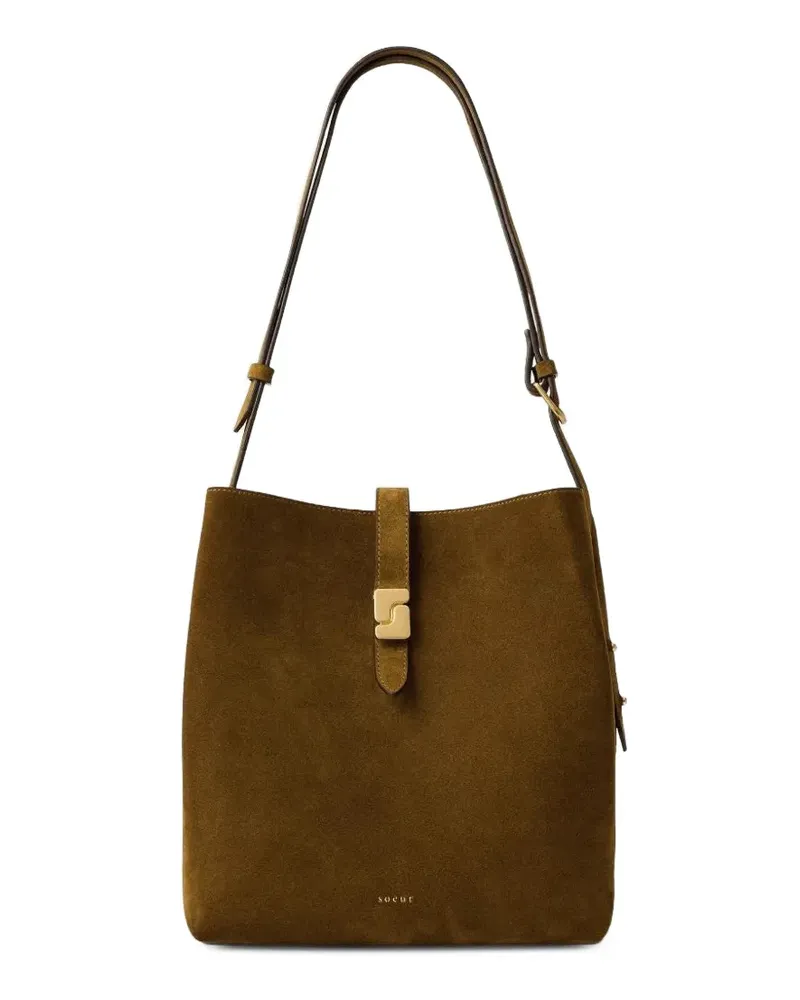 Soeur Bello Schultertasche aus Wildleder - Braun Braun