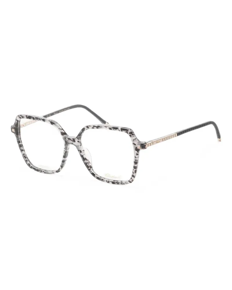 Chopard geometric-frame glasses - Grau Grau