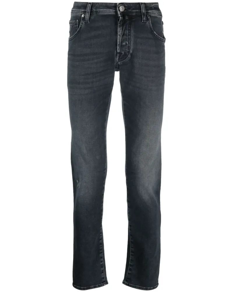 Jacob Cohën Klassische Slim-Fit-Jeans - Blau Blau