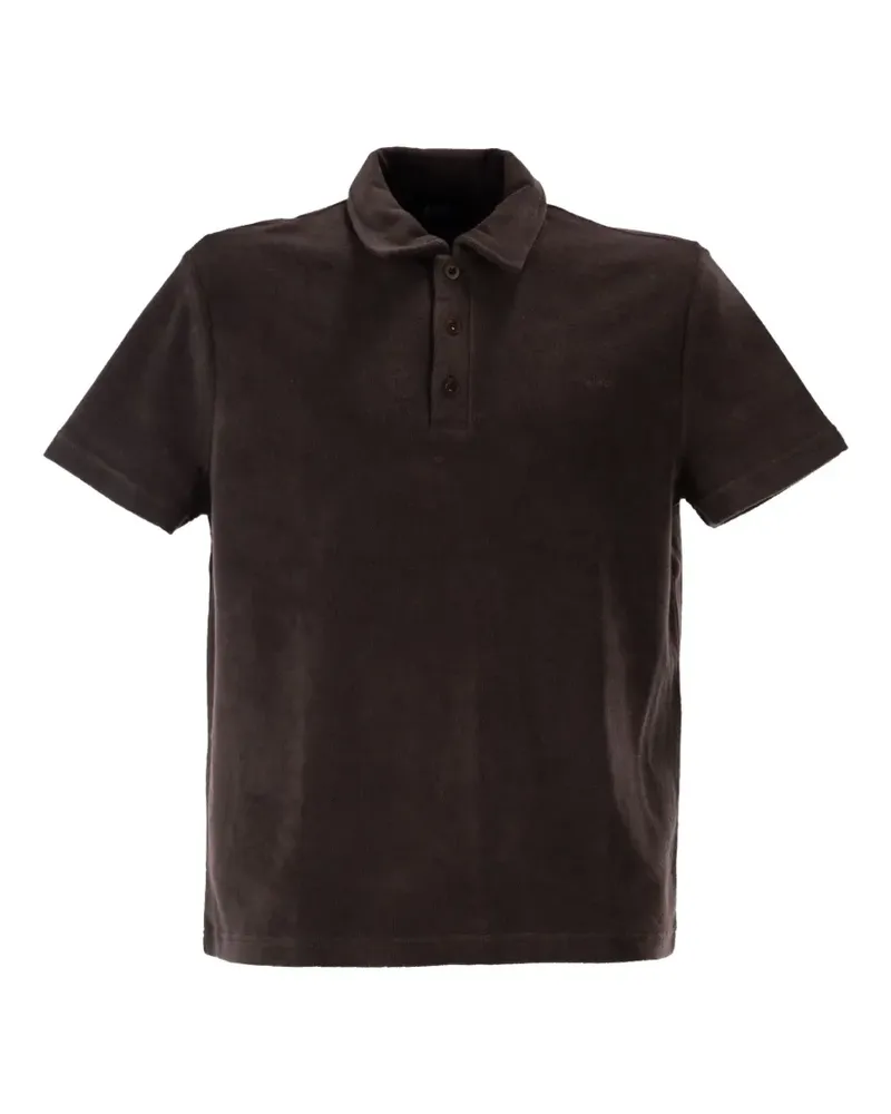 A.P.C. Poloshirt aus Frottee - Braun Braun