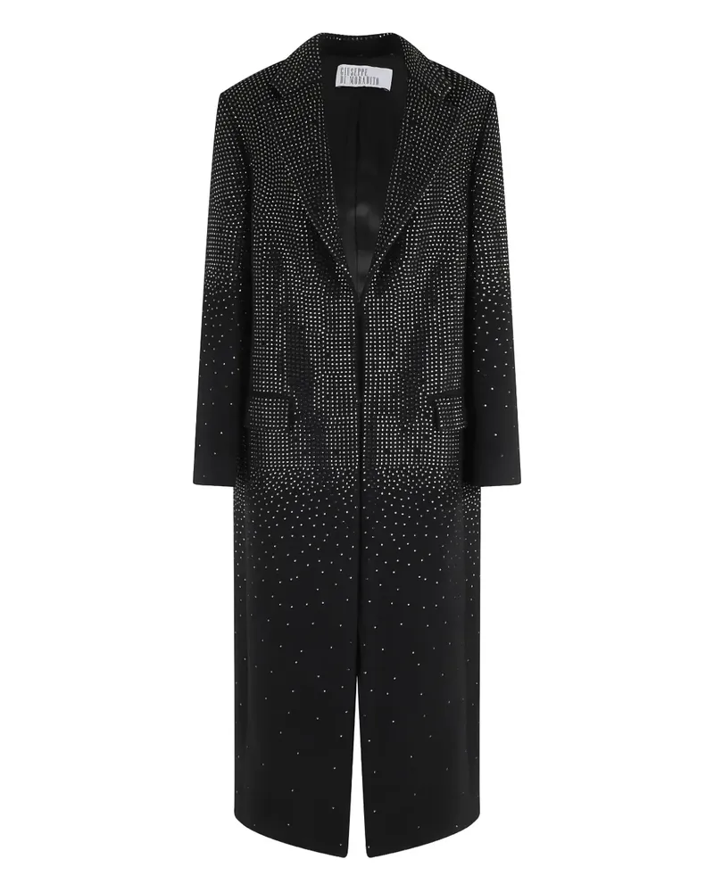 Giuseppe di Morabito crystal-embellished coat - Schwarz Schwarz