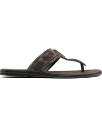 Tom Ford Brighton Sandalen aus Wildleder Schwarz