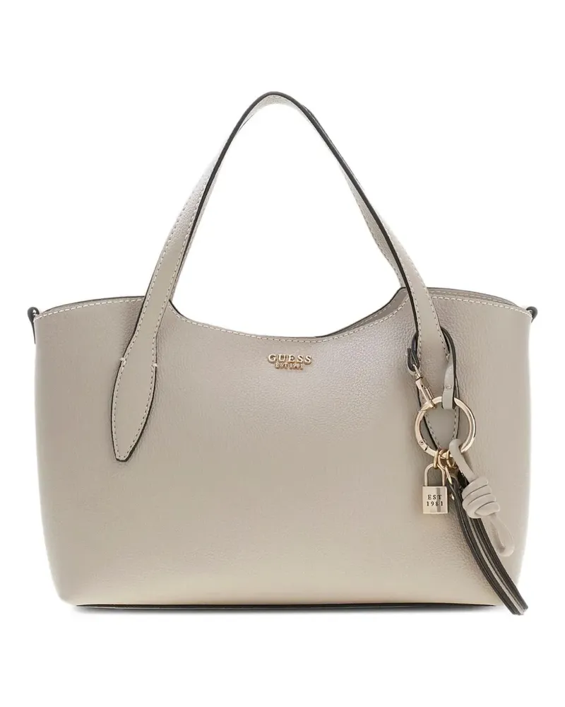 Guess Melody Tote Bag mit gekörnter Struktur - Nude Nude