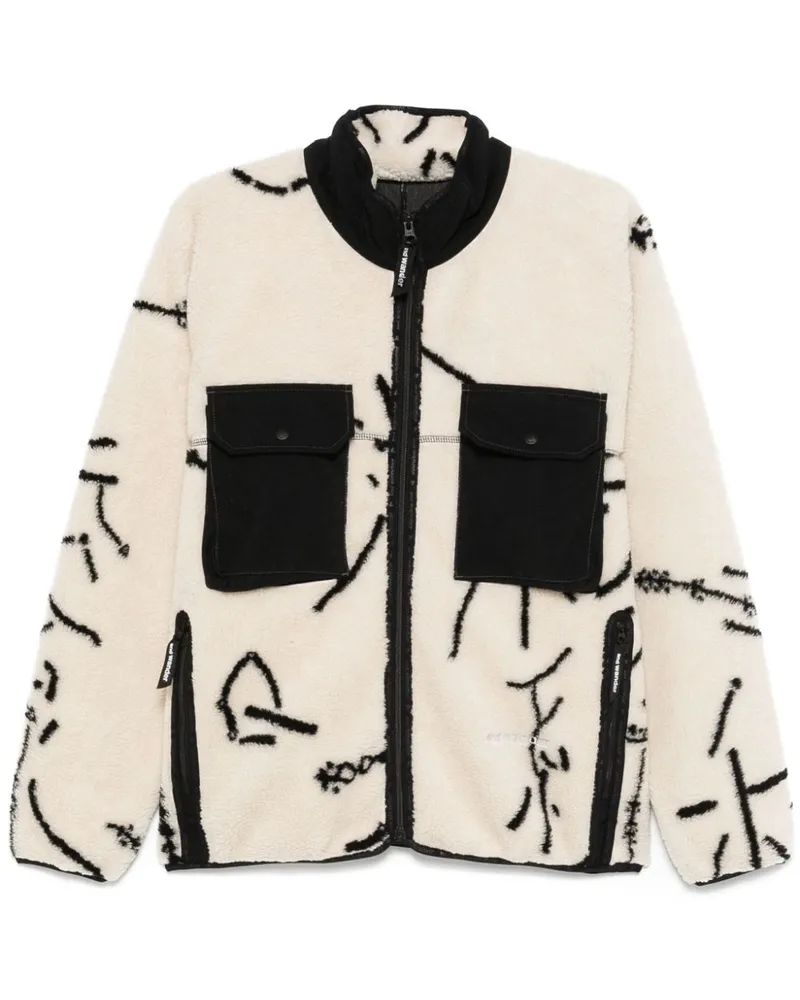 and wander Map Key Boa Jacke - Nude Nude