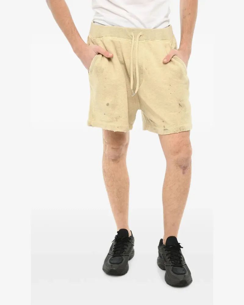 Dsquared2 Joggingshorts in Distressed-Optik - Nude Nude