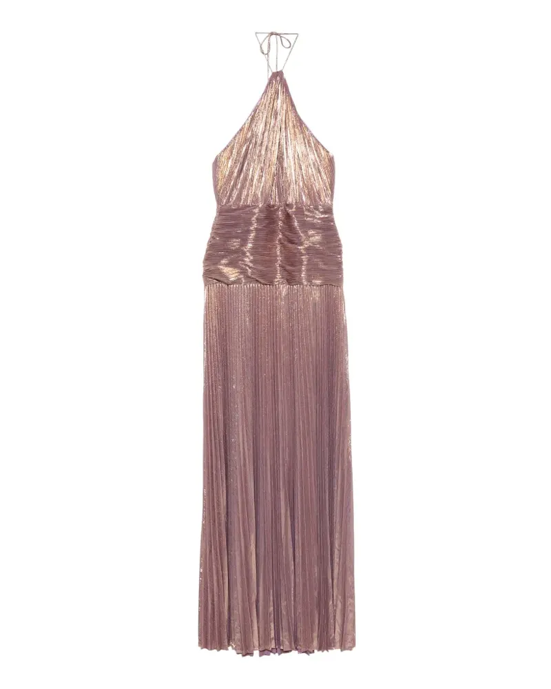 Retrofête Thalia pleated maxi dress - Violett Violett