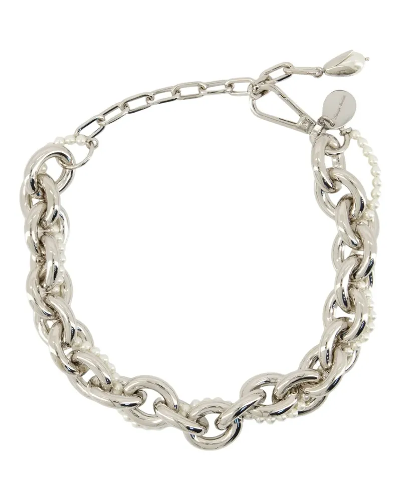 Simone Rocha Verzierte Halskette - Silber Silber