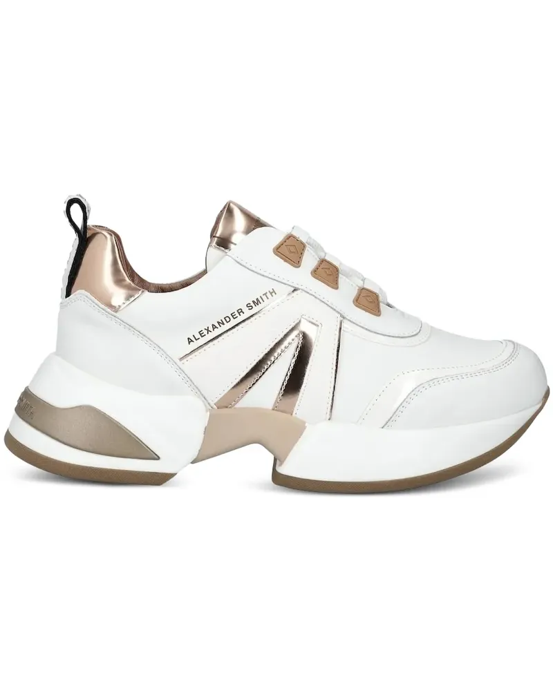 Alexander Smith Marble Sneakers mit Logo-Detail - Weiß Weiß
