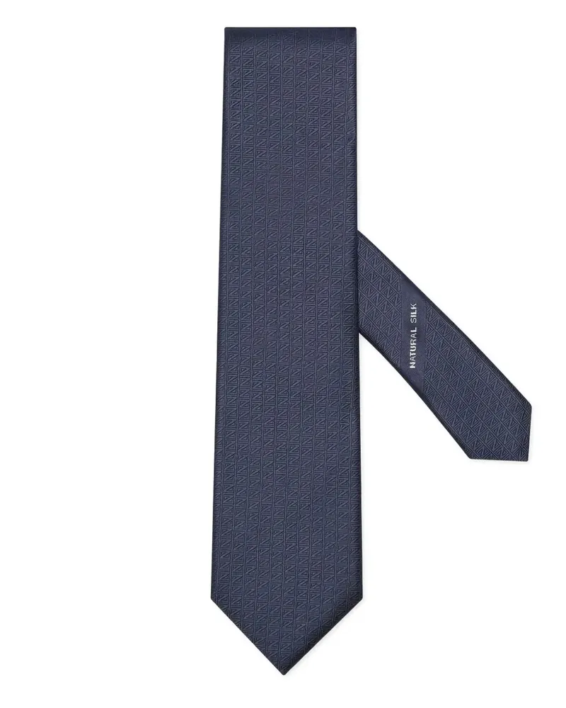 Ermenegildo Zegna Krawatte aus Seide - Blau Blau